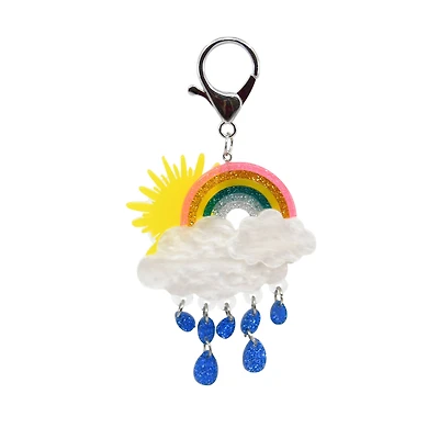Blue Moon Studio™ Rainbow Cloud Bag Charm