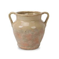 8.5" Green Terra Cotta Ceramic Vase by Ashland®