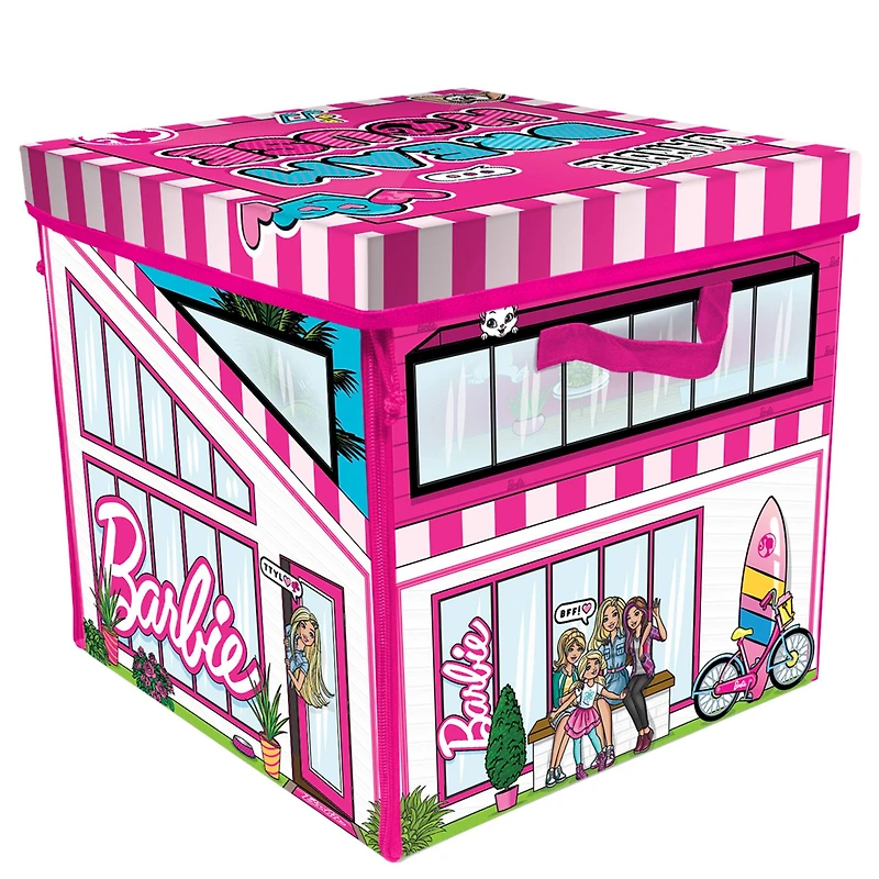 Tara Toy™ ZipBin® Barbie® Dreamhouse™ Play & Store Toy Box