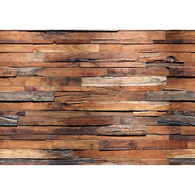 Ideal Décor Reclaimed Wood Wall Mural