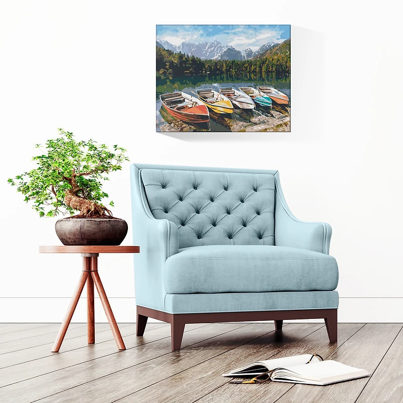 ArtSkills® Adirondacks & Boat Lake Premium Paint by Number Set