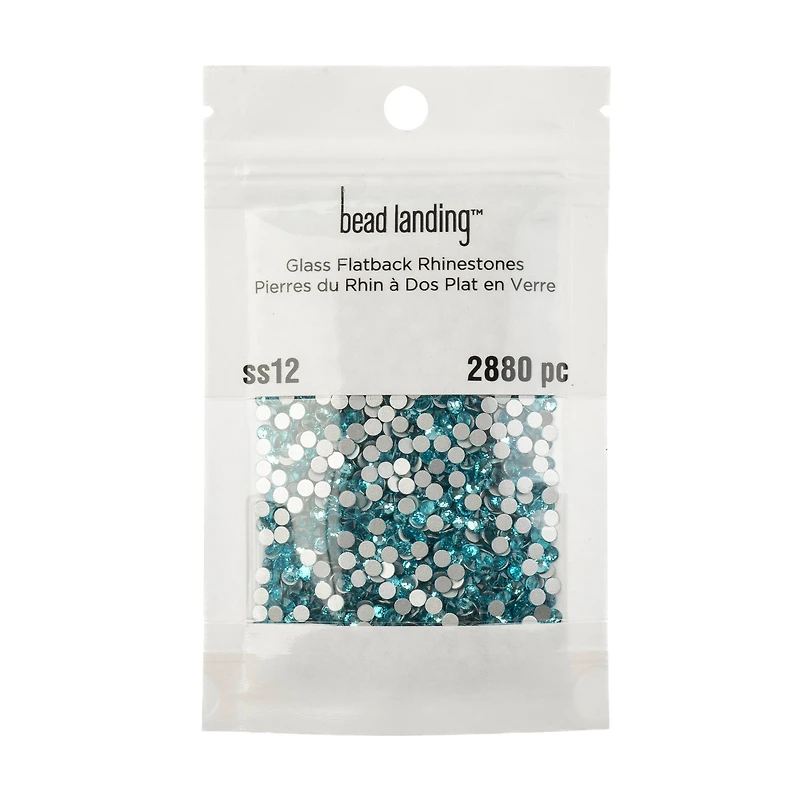 SS12 Glass Flatback Rhinestones by Bead Landing