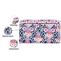 SINGER® Large Tropical Animal Print Premium Sewing Basket with Travel Sewing Kit