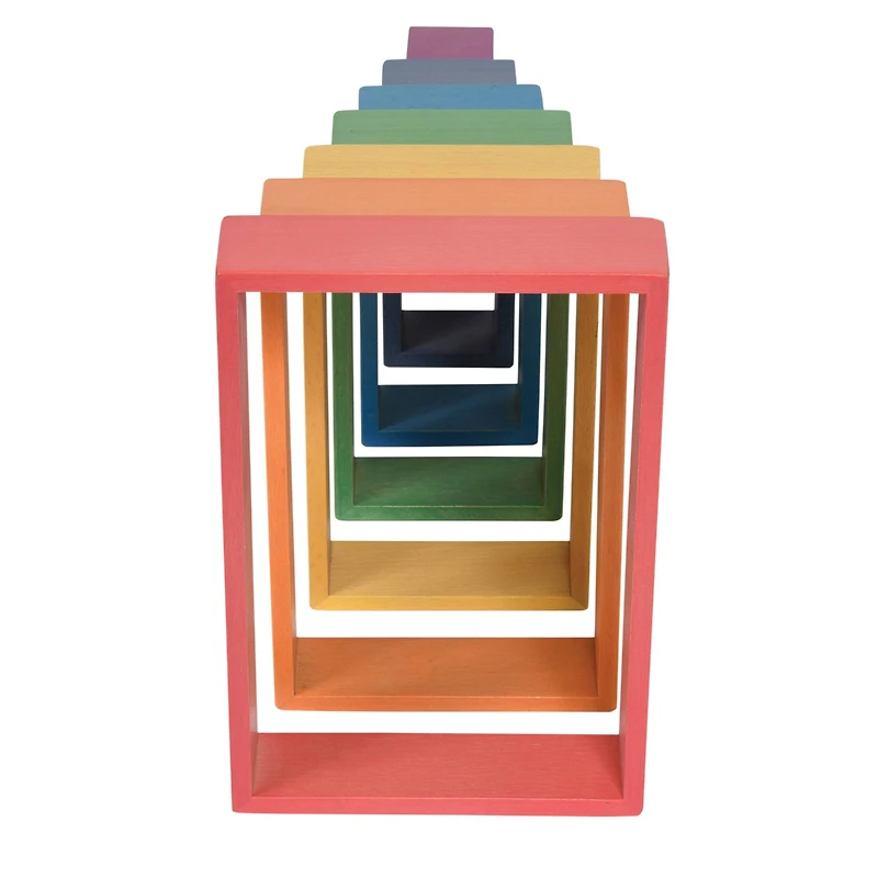 TickiT® Wooden Rainbow Architect Rectangles