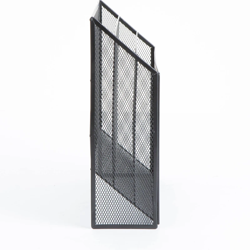 Mind Reader 3-Tier Vertical Mesh Wall File Holder