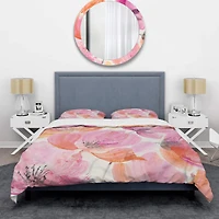 Designart 'Shabby Flower III' Shabby Bedding Set