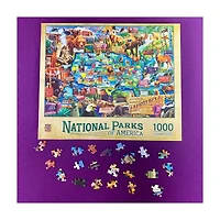 National Parks of America - Map Puzzle: 1000 Pcs