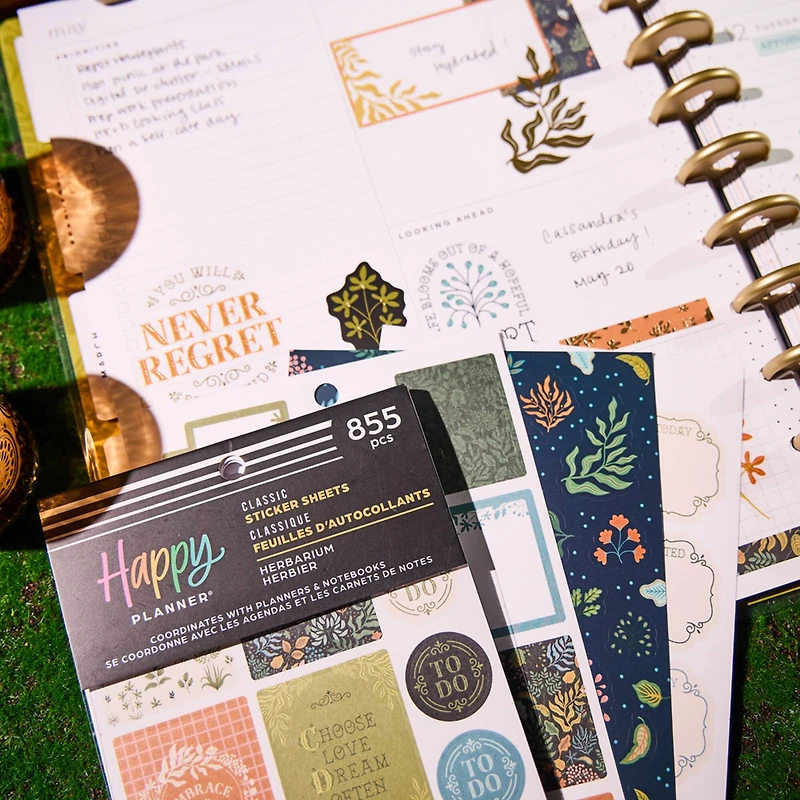 The Classic Happy Planner® Herbarium Sticker Book
