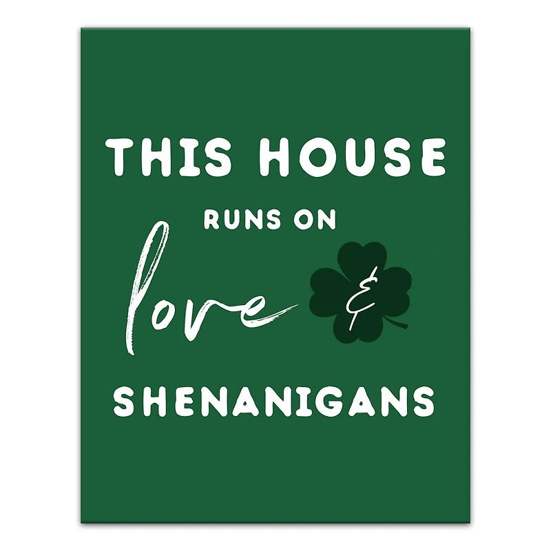 Love and Shenanigans 11" x 14" Canvas Wall Art