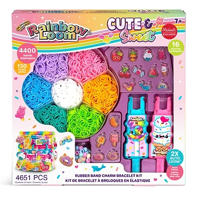 Rainbow Loom® Cute & Sweet™ Rubber Band Charm Bracelet Kit