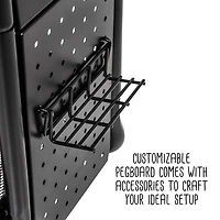 Honey Can Do Black Rolling Craft Cart