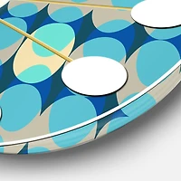 Designart 'Retro Abstract Design Xv Mid-Century Modern Wall Clock