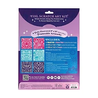 OOLY Scratch & Shine Geo Animals Foil Scratch Art Kit