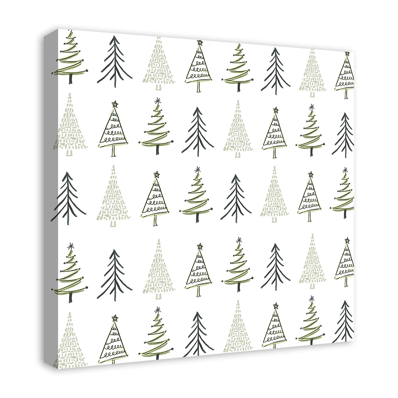 Tree Mat 24x24 Canvas Wall Art