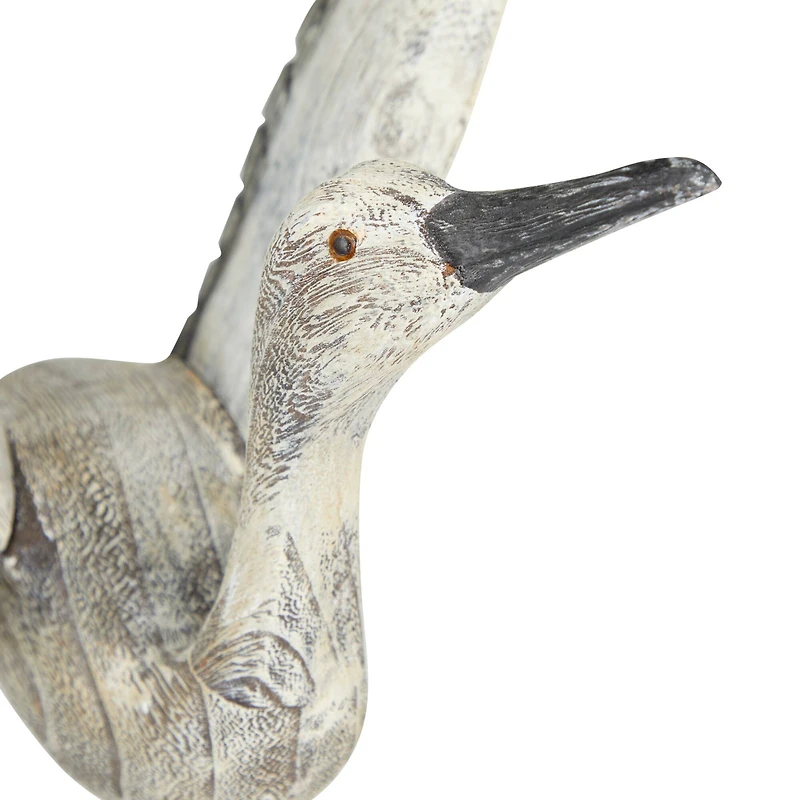 Set of 3 Grey Pine Coastal Sculpture, 14" x 14" x 11"