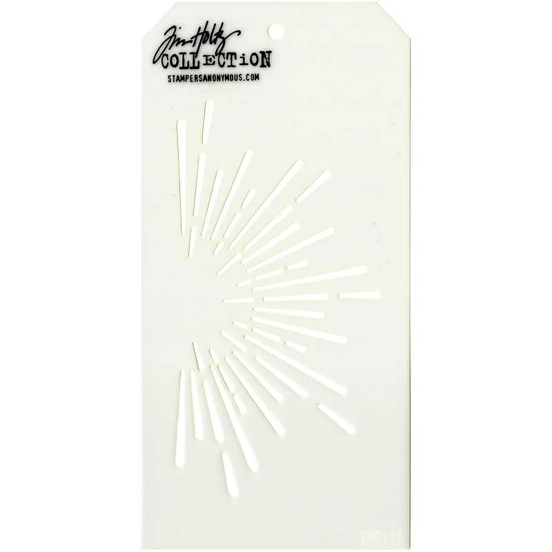 Stampers Anonymous Tim Holtz® Burst Layered Stencil