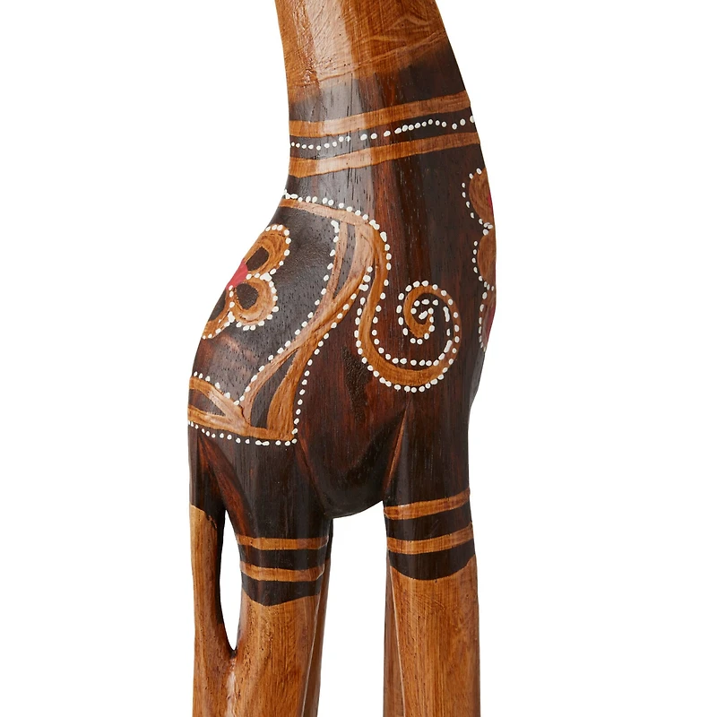 Brown Albizia Bohemian Sculpture, 8" x 8" x 5"