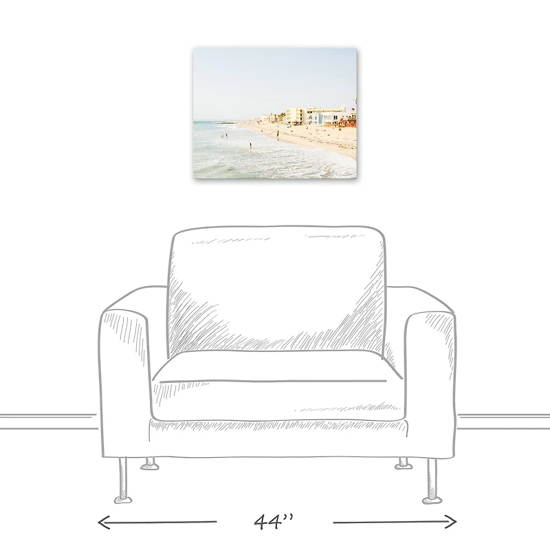 Beach People 20" x 16" Canvas Wall Art
