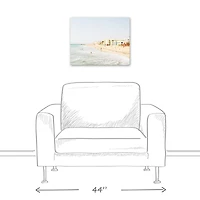 Beach People 20" x 16" Canvas Wall Art