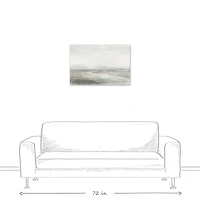 Abstract Seascape 30" x 20" Canvas Wall Art