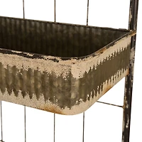 Glitzhome® 68" Farmhouse Metal Planter Stand