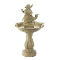 37.5" Turtle Trio Garden Fountain
