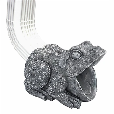 Design Toscano 9.5" Frog Gutter Guardian Downspout Statue