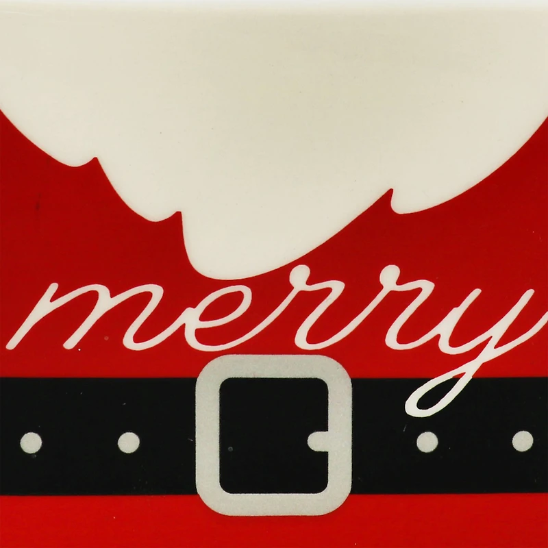 4.25" Merry Santa Belt Ceramic Tabletop Décor by Ashland®