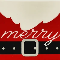 4.25" Merry Santa Belt Ceramic Tabletop Décor by Ashland®