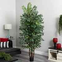 7ft. Potted Bamboo Palm Tree