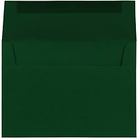 JAM Paper A7 Dark Green Premium Invitation Envelopes