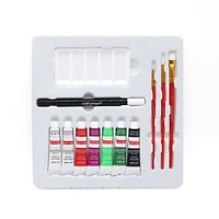 11" x 11" Christmas Cat Canvas Painting Kit by Artist's Loft™