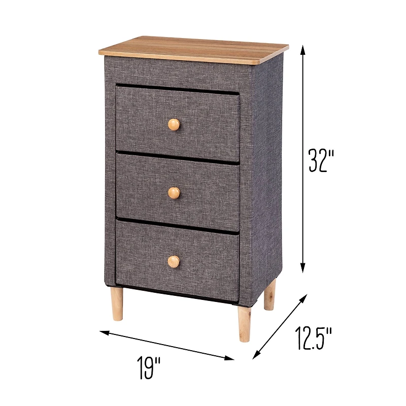 Honey Can Do 3 Drawer Fabric Storage Organizer