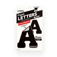 ArtSkills® 2.5" to 4" Black 160 Piece Paper Poster Letter Set