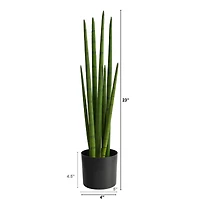 23" Sansevieria Snake Artificial Plant