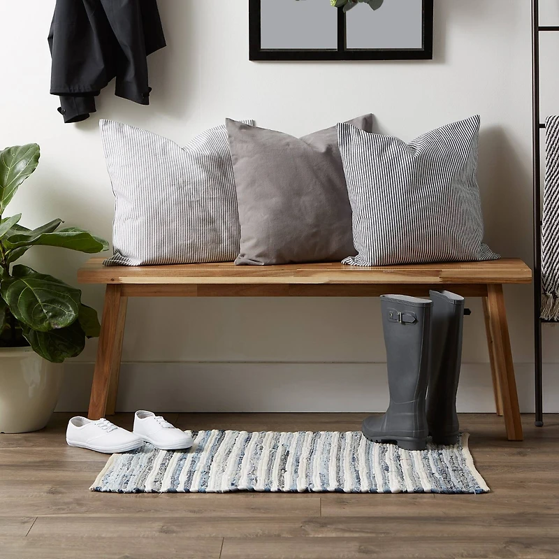 DII® Multi Denim Rag Rug, 2ft. x 3ft.