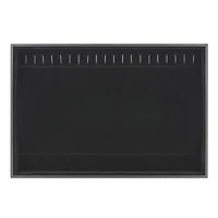 12 Pack: Black Velvet Jewelry Tray with Hooks by Bead Landing™ 