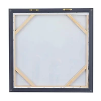 Multi Polystone Transitional Framed Wall Art, 24" x 24"