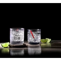 JoyJolt® Star Wars™ 10oz. New Hope Darth Vader Red Lightsaber Short Drinking Glass, 2ct.