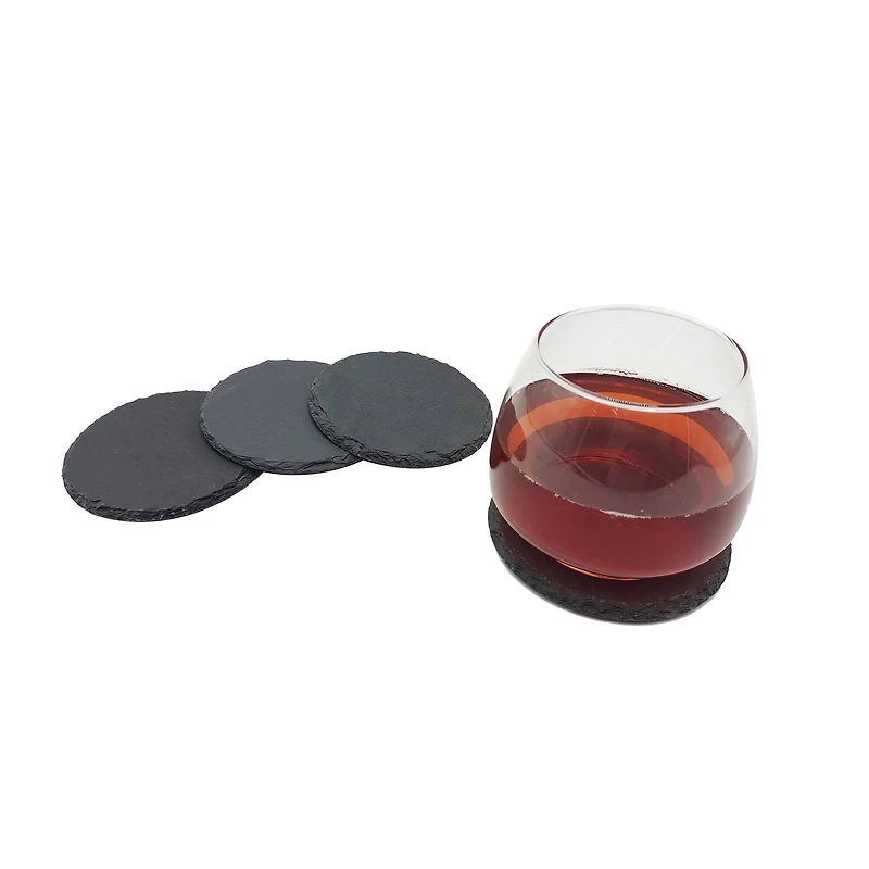 4" Round Slate Coasters, 4ct. by Make Market®
