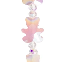 Pink Glass Bear Faceted Beads, 9mm by Bead Landing™