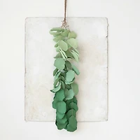 Hello Honey® 4.5ft. Green Hand-Painted Paper Mache Eucalyptus Bunch Wall Hanging