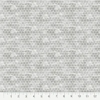 Fabric Editions Gray Honeycomb Cotton Fabric