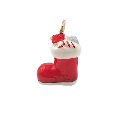 Wizardi 11.81" Christmas Boot Ornament