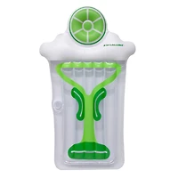 Swimline 6ft. Inflatable Green & White Novelty Margarita Swimming Pool Raft