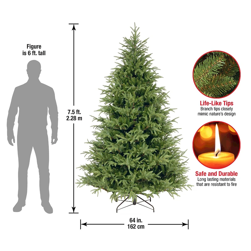 7.5ft. Unlit Frasier Grande Full Artificial Christmas Tree