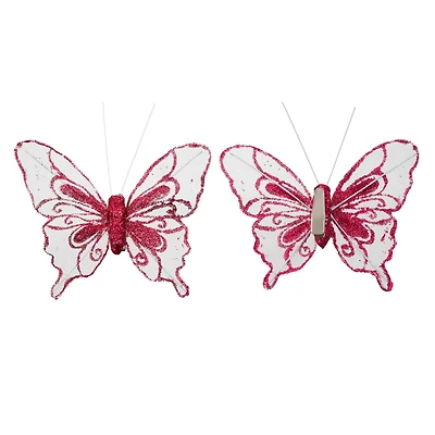 Glitter Butterfly Embellishments
