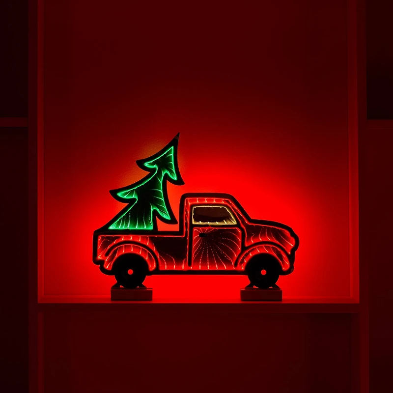 16" Holiday Pickup Truck Ekko Light Display