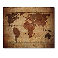 Designart - Ancient Map of The World XI