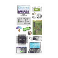 Computer Science Dimensional Stickers by Recollections™